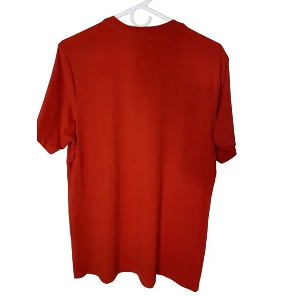 Nike Just Do It Tee Mens M Red Black White Swoosh Basketball Graphic T-Shirt - Picture 2 of 6